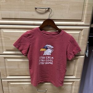 Life Is Good Kids Maroon Eagle Graphic T-Shirt